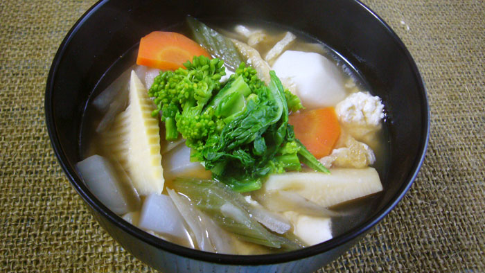 春のけんちん汁