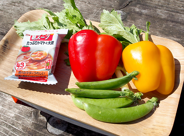 ペペロナータの材料